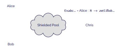 Chris can use Alice&#39;s viewing key to the check she is the source, the amount and the destination address